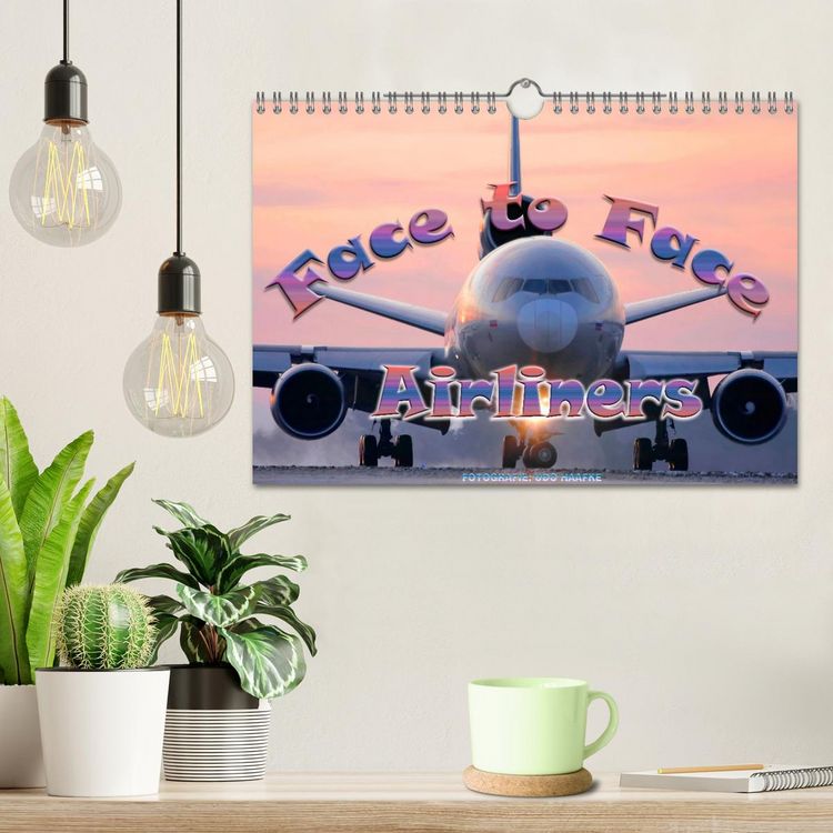Produktbild: Airliners - Face to Face (Wandkalender 2027 DIN A4 quer), CALVENDO Monatskalender
