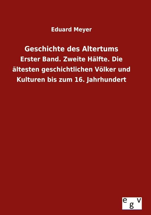 Produktbild: Geschichte des Altertums