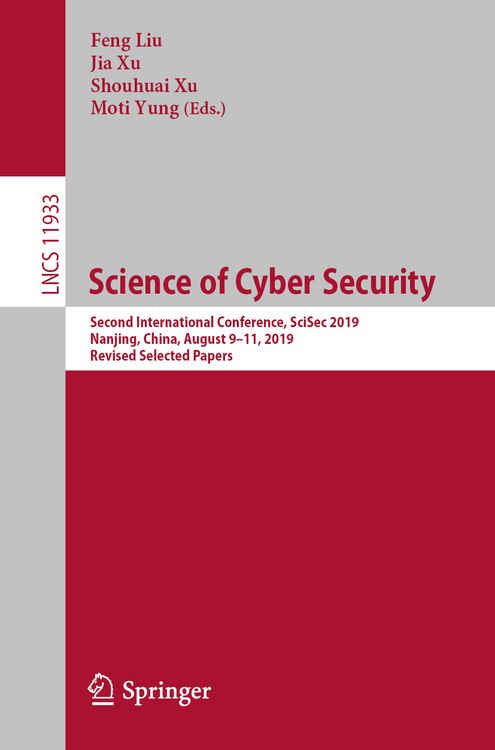 Produktbild: Science of Cyber Security