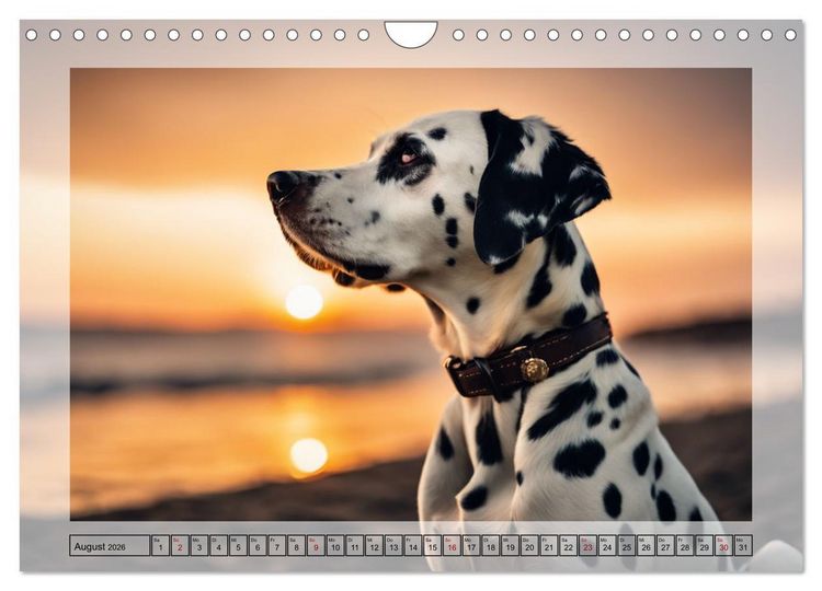 Produktbild: Dalmatiner - freundliche Temperamentsbolzen (Wandkalender 2026 DIN A4 quer), CALVENDO Monatskalender
