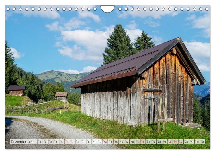 Produktbild: Urlaub im Tannheimer Tal (Wandkalender 2026 DIN A4 quer), CALVENDO Monatskalender