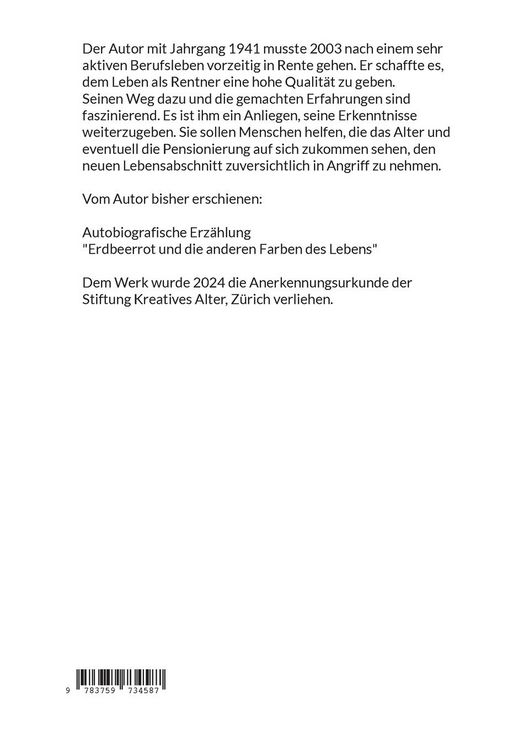 Produktbild: Wer w&uuml;nscht sich das nicht: Mein Alter m&ouml;ge gelingen!