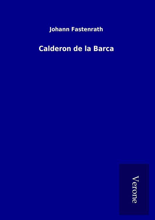 Produktbild: Calderon de la Barca