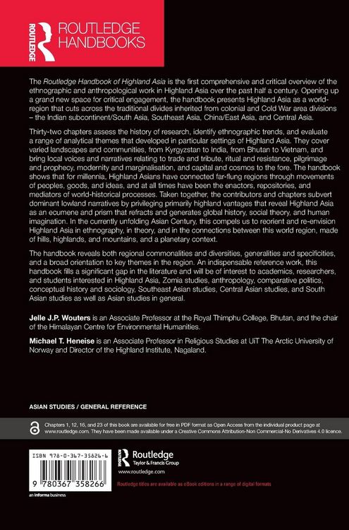 Produktbild: Routledge Handbook of Highland Asia
