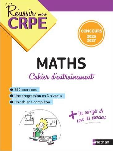 Produktbild: Mon cahier d'entra&icirc;nement math&eacute;matiques : M1, M2 : concours 2026
