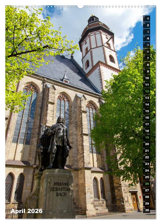 Produktbild: Mein Leipzig (Wandkalender 2026 DIN A2 hoch), CALVENDO Monatskalender