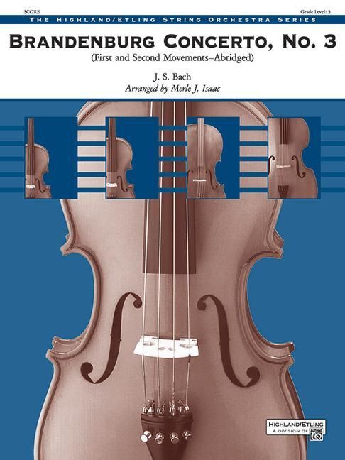 Produktbild: Bach, J: Brandenburg Concerto No. 3