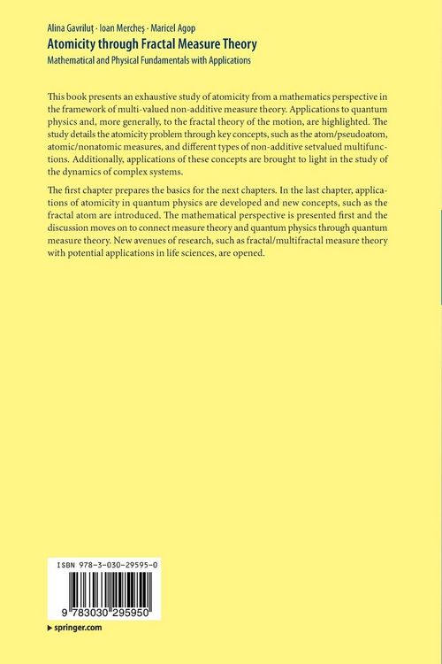 Produktbild: Atomicity through Fractal Measure Theory