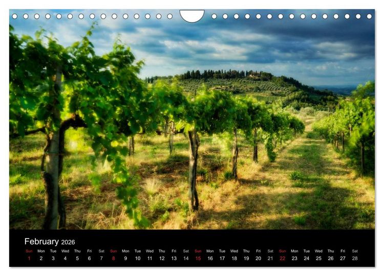 Produktbild: Magical Tuscany and Liguria (Wall Calendar 2026 DIN A4 landscape), CALVENDO 12 Month Wall Calendar