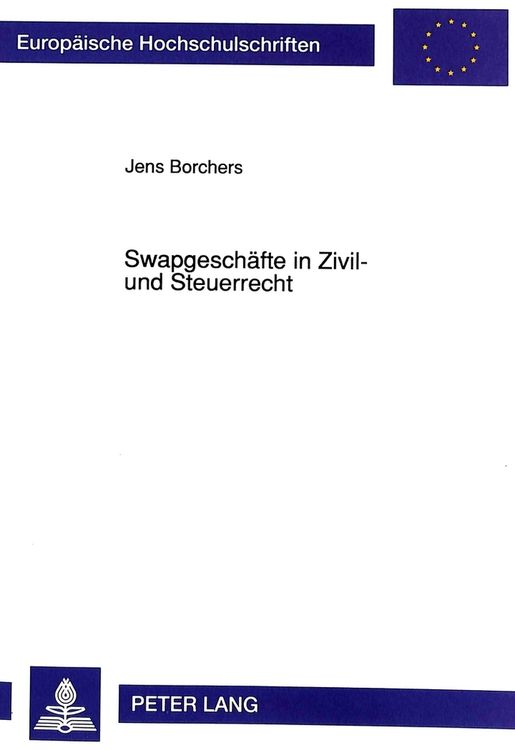 Produktbild: Swapgesch&auml;fte in Zivil- und Steuerrecht
