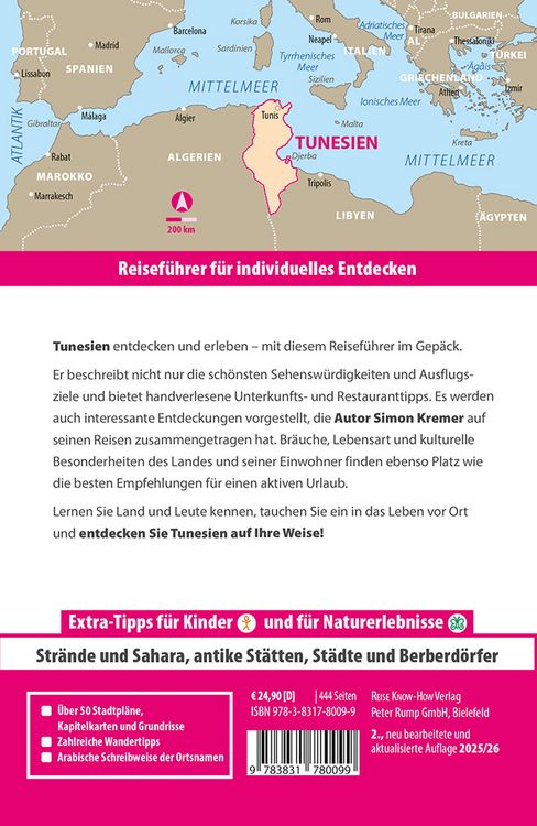 Reise Know-How Reiseführer Tunesien