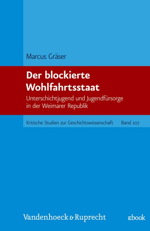 Produktbild: Der blockierte Wohlfahrtsstaat