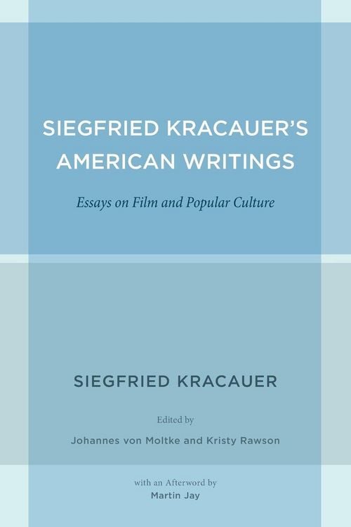 Produktbild: Siegfried Kracauer's American Writings