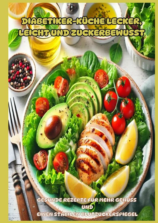 Produktbild: Diabetiker-K&uuml;che Lecker, leicht und zuckerbewusst: Gesunde Low-Carb-Rezepte f&uuml;r stabile Blutzuckerwerte und mehr Genuss im Alltag"