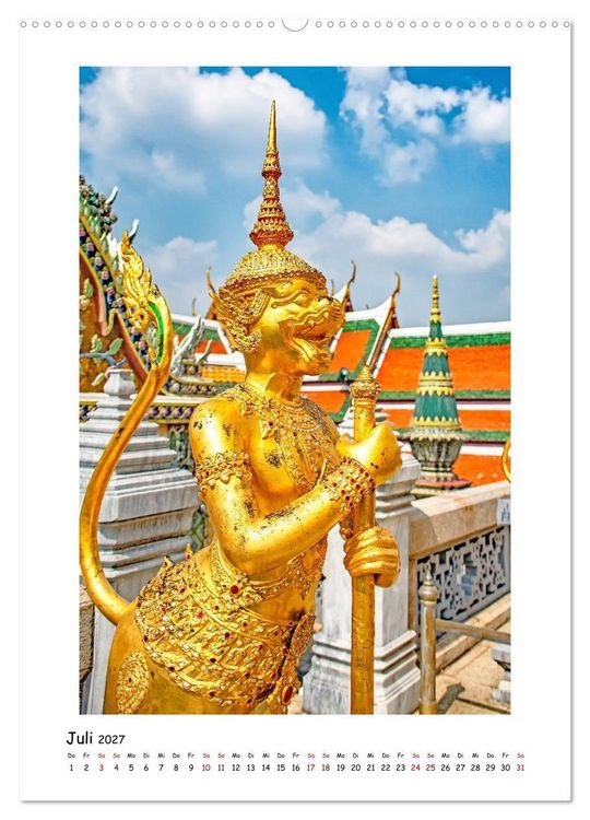 Produktbild: Grand Palace - ber&uuml;hmteste Sehensw&uuml;rdigkeit Bangkoks (Wandkalender 2027 DIN A2 hoch), CALVENDO Monatskalender