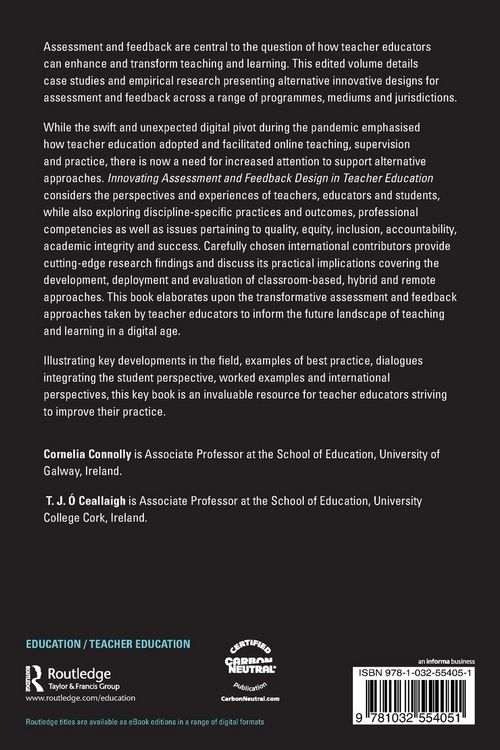 Produktbild: Innovating Assessment and Feedback Design in Teacher Education