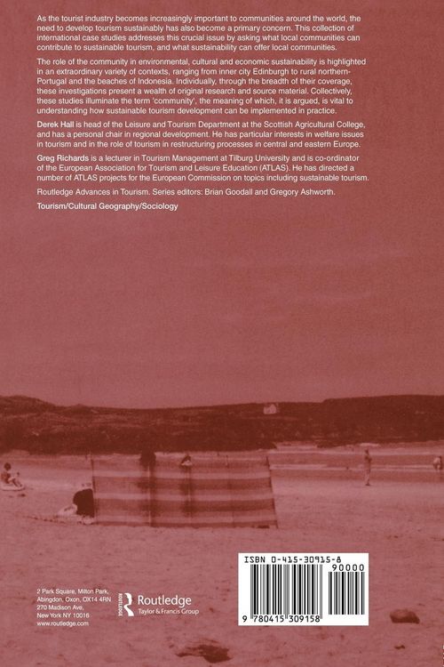 Produktbild: Tourism and Sustainable Community Development