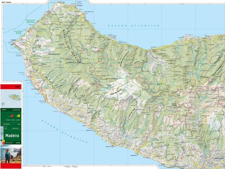 Produktbild: Freytag & berndt Wanderkarte WKP 1 Madeira 1:30.000