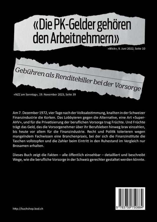 Produktbild: Wie die Geldmaschine der Vorsorgeindustrie funktioniert