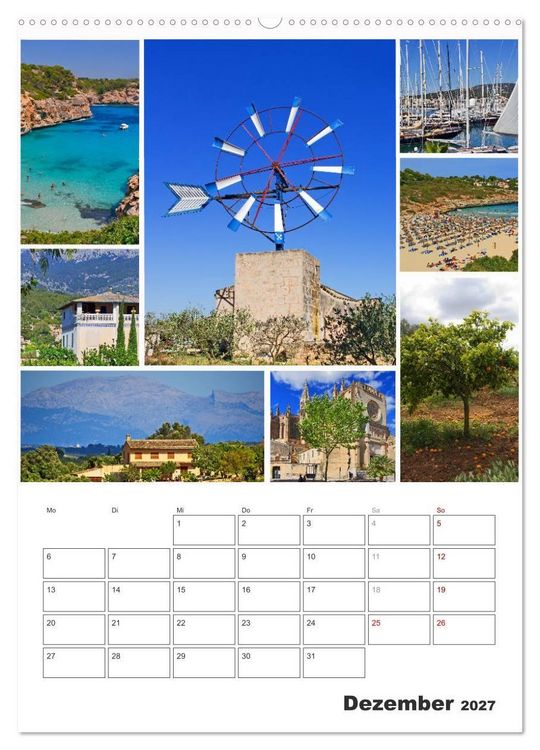 Produktbild: Hola Mallorca (Wandkalender 2027 DIN A2 hoch), CALVENDO Monatskalender