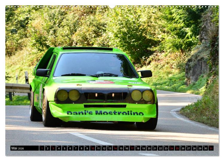Produktbild: Italienische Oldtimer am Berg (Wandkalender 2026 DIN A2 quer), CALVENDO Monatskalender