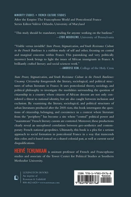 Produktbild: State Power, Stigmatization, and Youth Resistance Culture in the French Banlieues