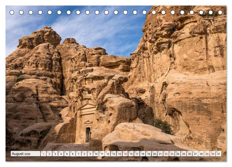 Produktbild: Jordanien (Tischkalender 2026 DIN A5 quer), CALVENDO Monatskalender