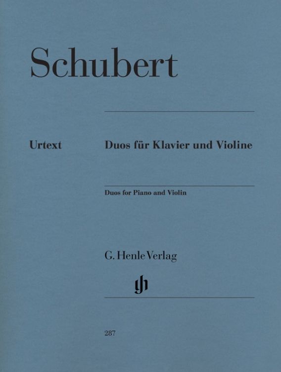 Produktbild: Franz Schubert - Duos für Klavier und Violine