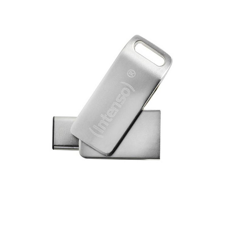 Produktbild: Intenso cMobile Line USB-Stick 128 GB Silber 3536491 USB-C&reg; (USB 3.2 Gen 1), USB-A (USB 3.2 Gen 1)
