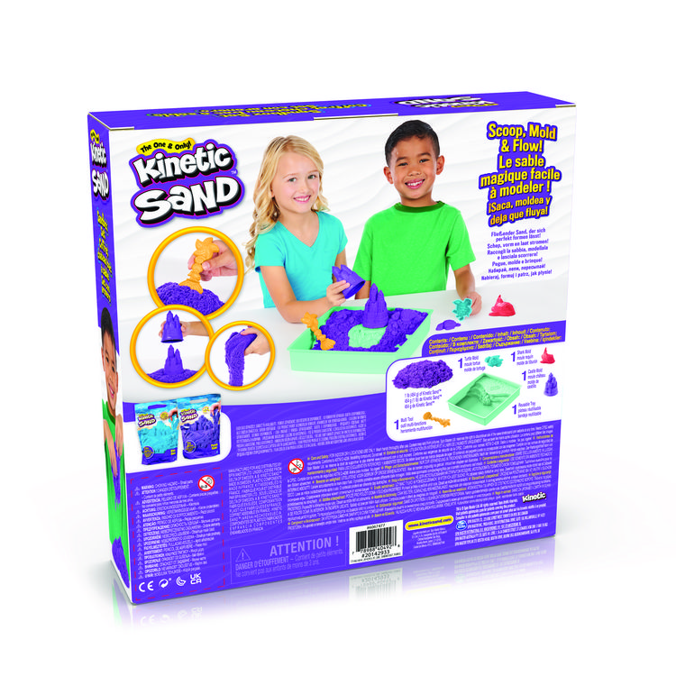 Produktbild: Kinetic Sand Sandbox Set mit 454 g lila Kinetic Sand