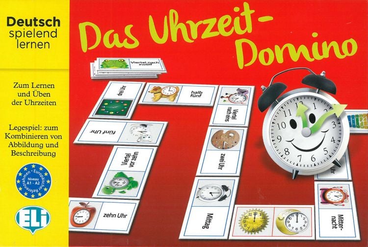 Les Dominos des Heures. Gamebox: Domino-Spiel mit 48