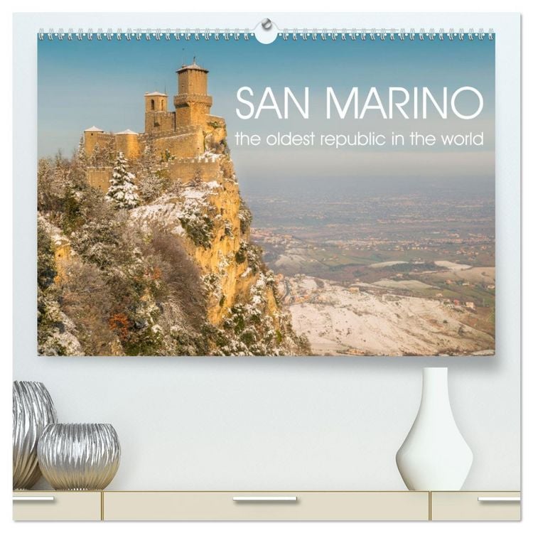 Produktbild: San Marino The oldest Republic in the world (High Quality Premium Wall Calendar 2026 DIN A2 landscape),CALVENDO 12 Month Wall Calendar