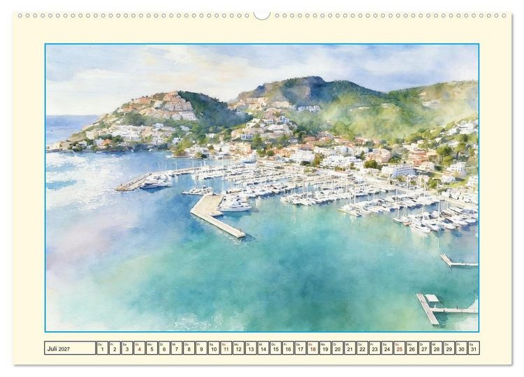 Produktbild: Lieblingsinsel Mallorca (hochwertiger Premium Wandkalender 2027 DIN A2 quer), Kunstdruck in Hochglanz