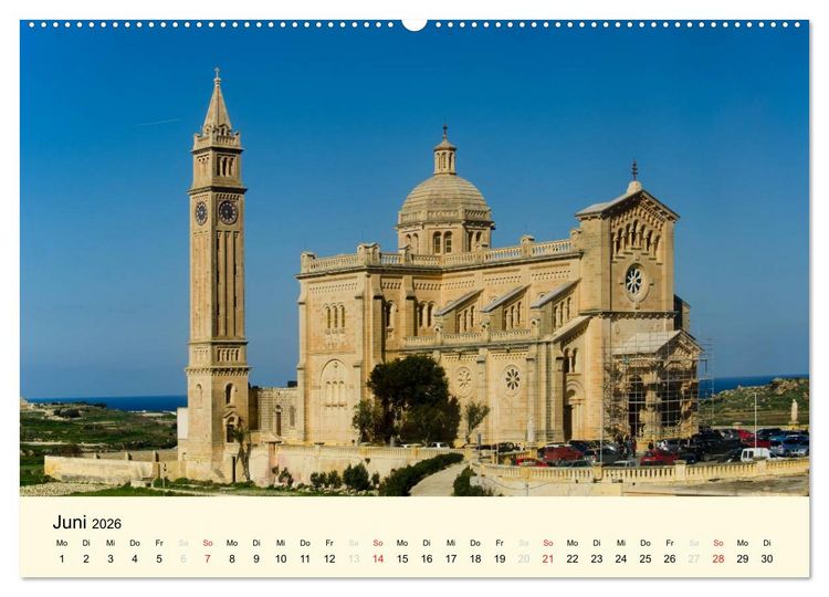 Produktbild: Malta und Gozo, Perlen im Mittelmeer (Wandkalender 2026 DIN A2 quer), CALVENDO Monatskalender