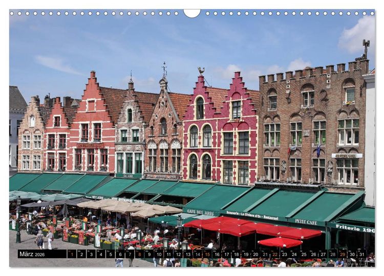 Produktbild: Br&uuml;gge - Venedig des Nordens (Wandkalender 2026 DIN A3 quer), CALVENDO Monatskalender