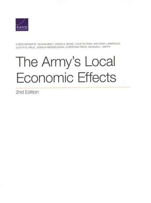 Produktbild: The Army's Local Economic Effects
