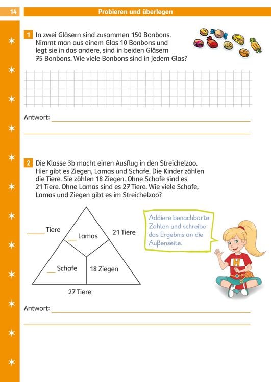 Produktbild: Die Mathe-Helden Textaufgaben/Sachaufgaben 3. Klasse