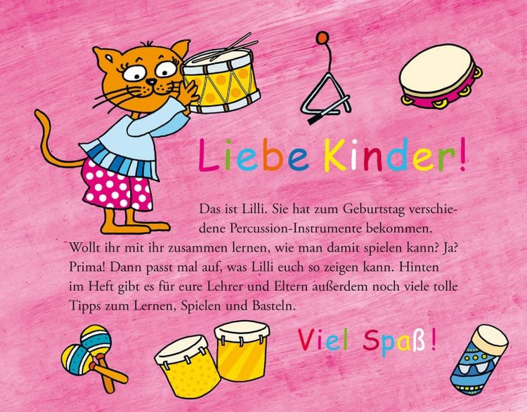 Produktbild: Lillis Percussionschule (mit CD)