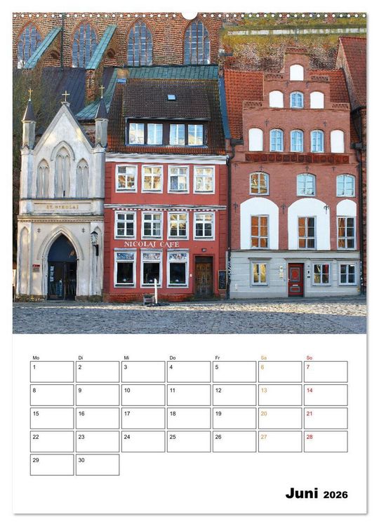 Produktbild: Bezauberndes Stralsund (hochwertiger Premium Wandkalender 2026 DIN A2 hoch), Kunstdruck in Hochglanz