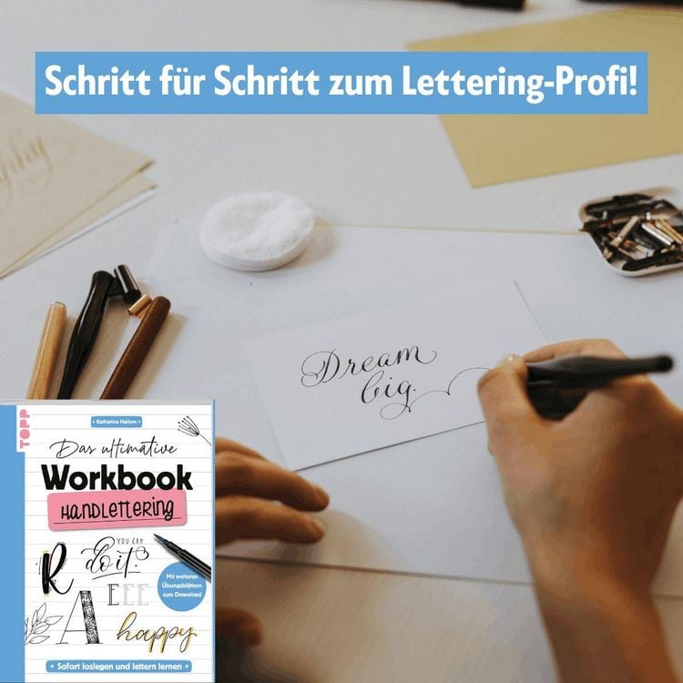 Produktbild: Das ultimative Workbook: Handlettering