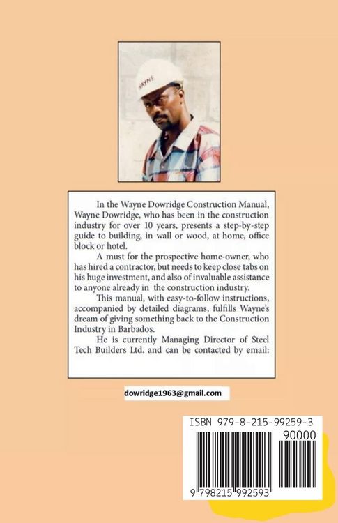 Produktbild: Wayne Dowridge Construction Manual