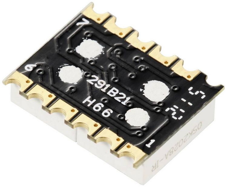 Produktbild: TRU COMPONENTS SMD-LED Gelbgr&uuml;n 6 mcd Zweiziffern-Display
