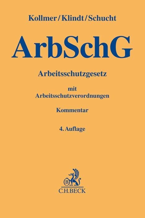 Produktbild: Arbeitsschutzgesetz. ArbSchG