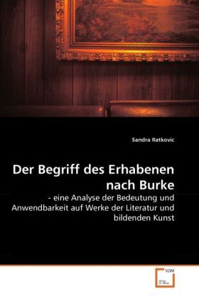 Produktbild: Ratkovic, S: Begriff des Erhabenen nach Burke