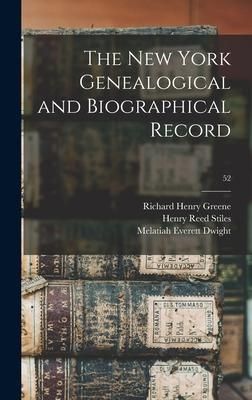 Produktbild: The New York Genealogical and Biographical Record; 52