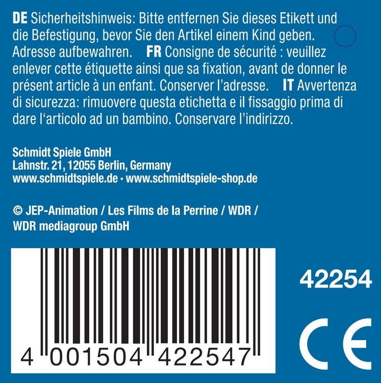 Produktbild: Schmidt Spiele - Bobo Siebenschl&auml;fer, 12 cm