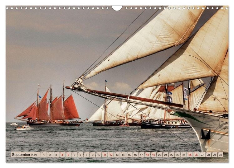 Produktbild: Hanse Sail - Rostock. Du bist so sch&ouml;n (Wandkalender 2027 DIN A3 quer), CALVENDO Monatskalender