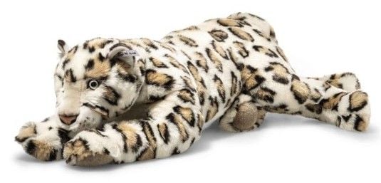 Produktbild: Steiff 061691 - Schneeleopard Parddy, liegend, 55 cm, Pl&uuml;sch