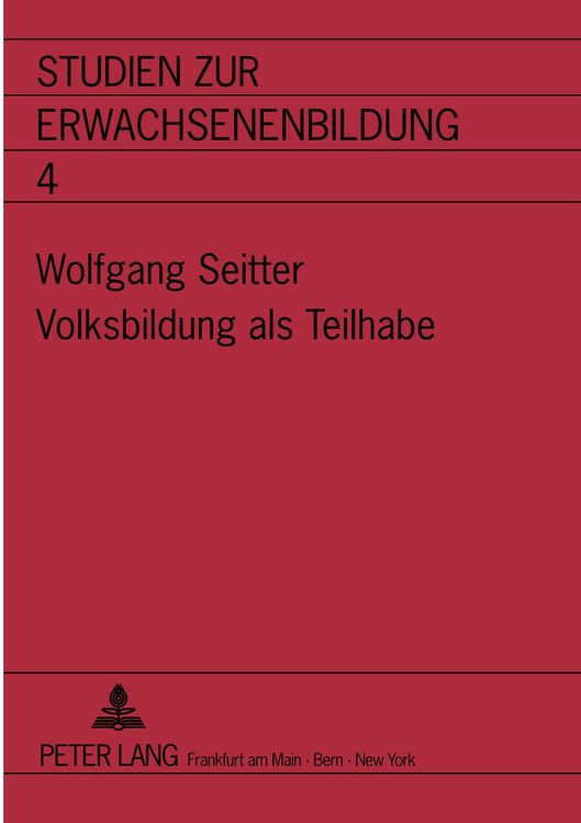 Produktbild: Volksbildung als Teilhabe