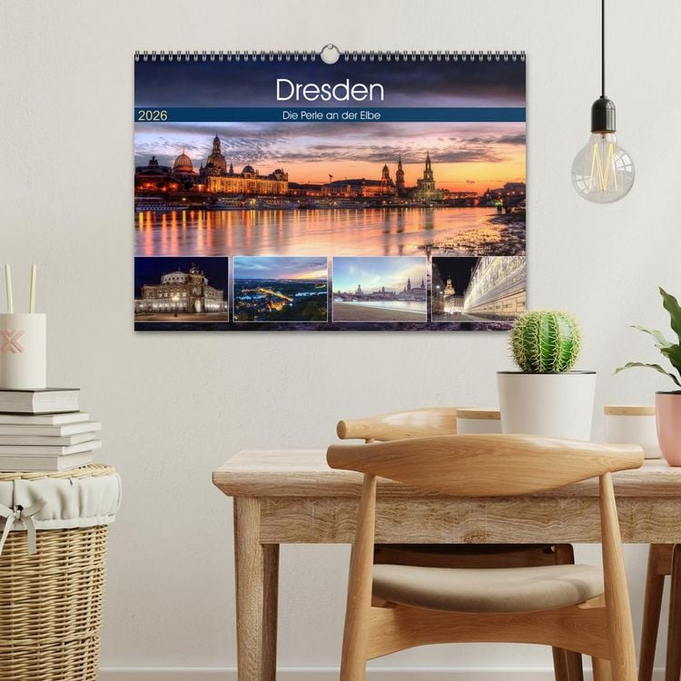 Produktbild: Dresden Die Perle an der Elbe (Wandkalender 2026 DIN A3 quer), CALVENDO Monatskalender
